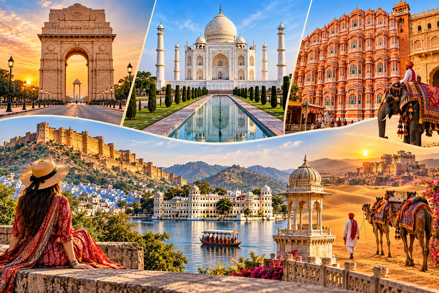 India Golden Triangle With Rajasthan